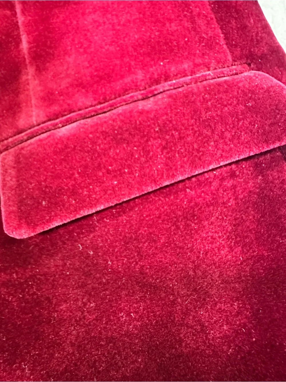 Children's Velvet Blazer - Burgundy Red Size 10 NWOT